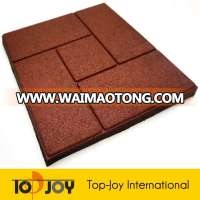 Livestock 25mm Red Durable Floor Brick Recycled Rubber Flooring