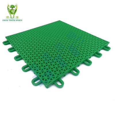 Outdoor plastic flooring sheets assembly plastic floor for sports